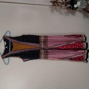 PATRONS OF PEACE WOMEN SLEEVELESS BOHO MINI DRESS